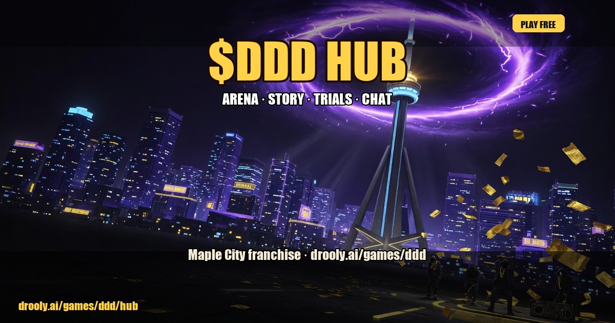 DROOLY GAMES Maple City artwork